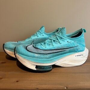 Nike Air Zoom Alphafly Next% Hyper Turquoise Running Shoes Men's 10 CI9925-300